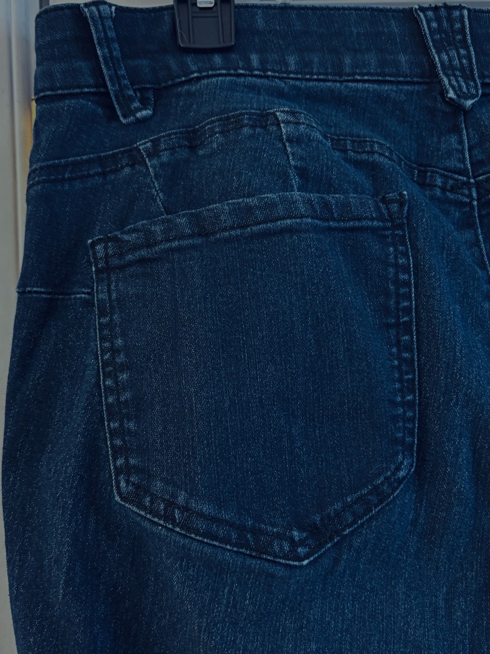 Democracy Absolution Straight Leg Jeans Dark Blue Wash Stretch Size 12 - Picture 6 of 8